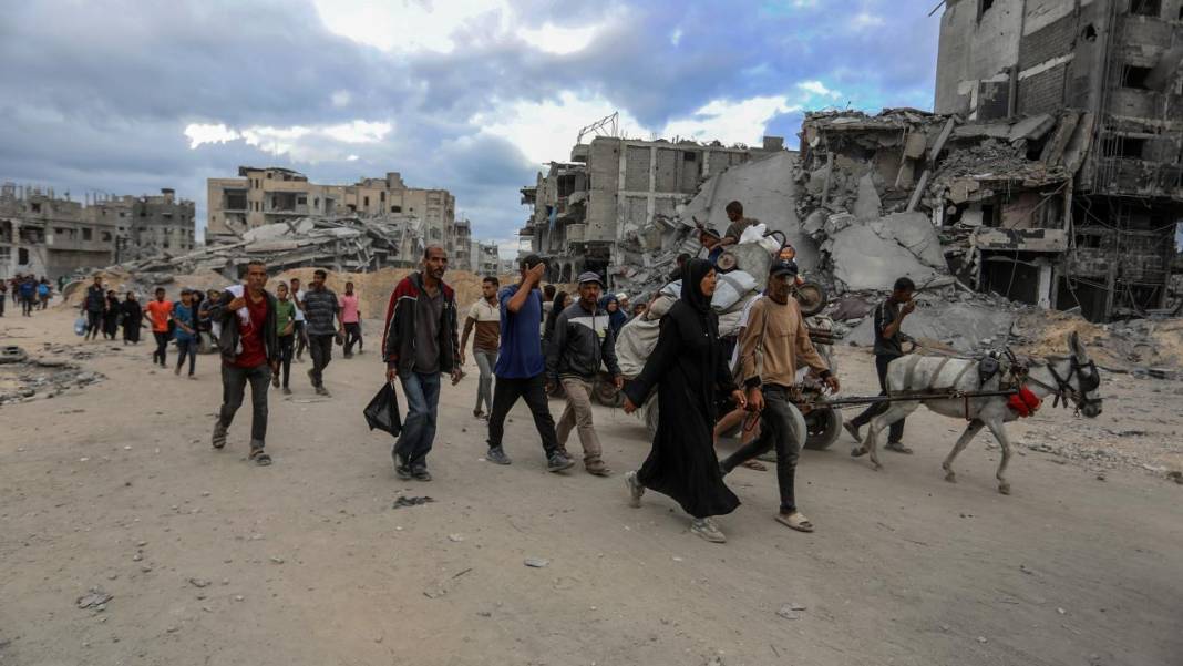 Gazze: Evlerine dönen insan manzaraları 17