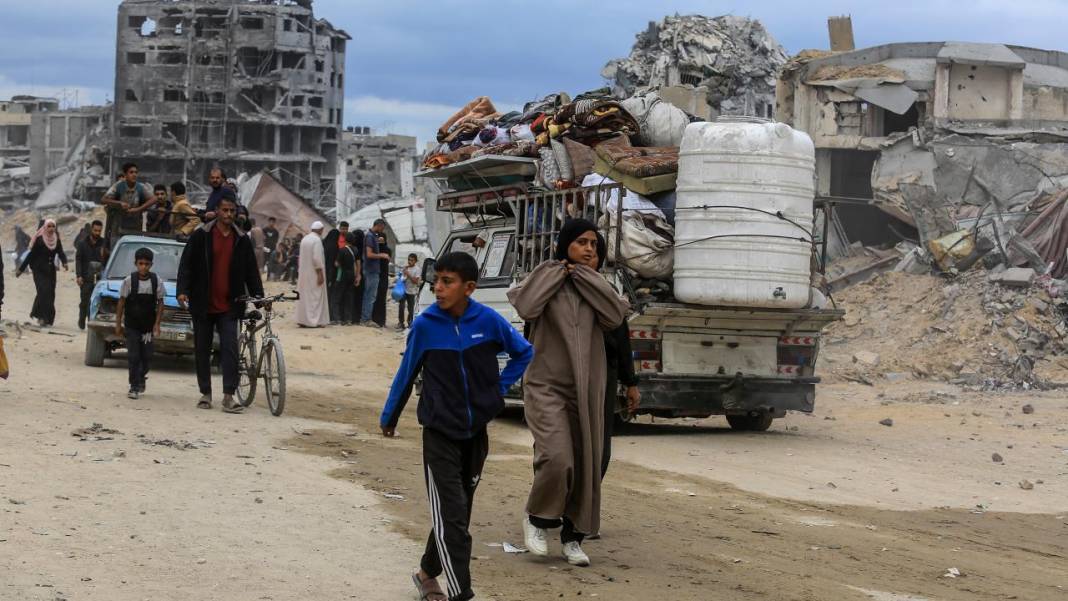 Gazze: Evlerine dönen insan manzaraları 9