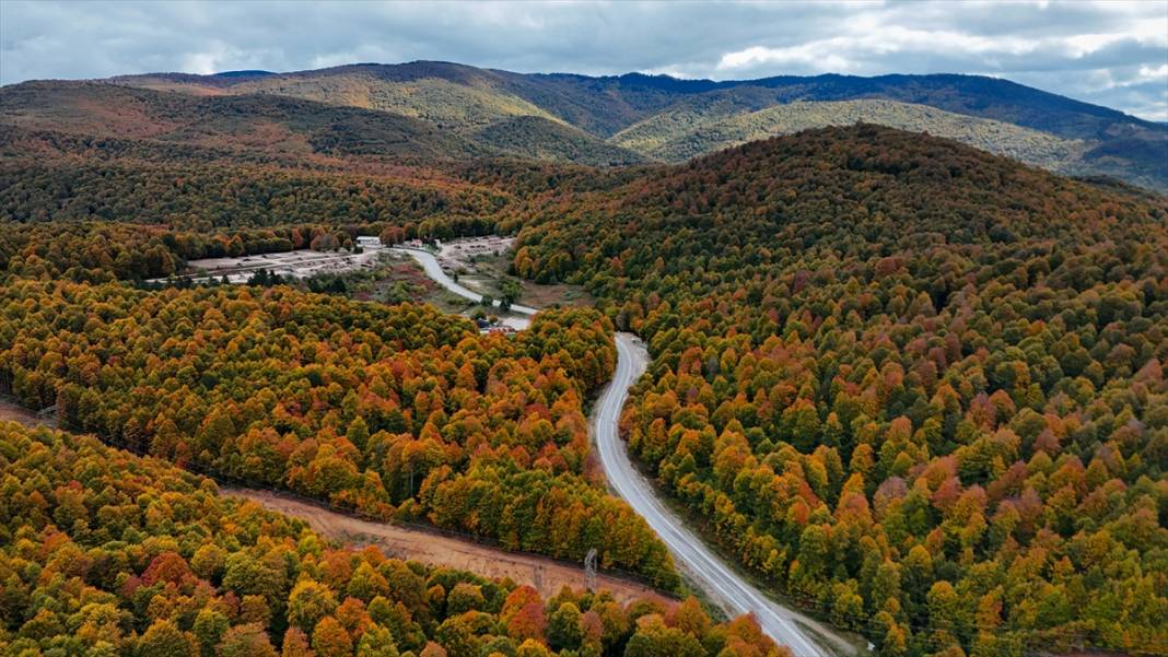 Domaniç Dağları sonbaharın renklerine büründü 15