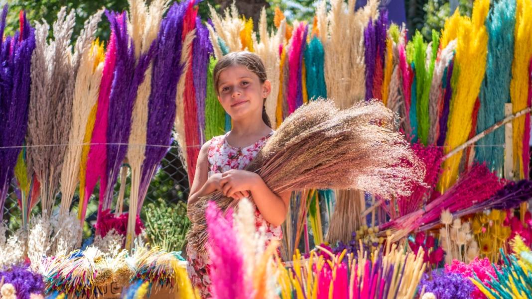 Kuru çiçekçilik sanatıyla baharın renkleri evlere taşınıyor 13