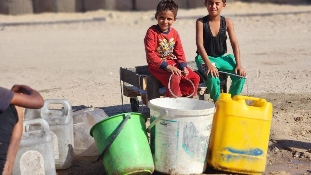 Gazze'deki su krizi devam ediyor 1