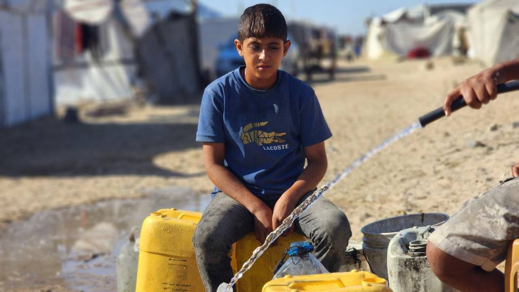 Gazze'deki su krizi devam ediyor 7