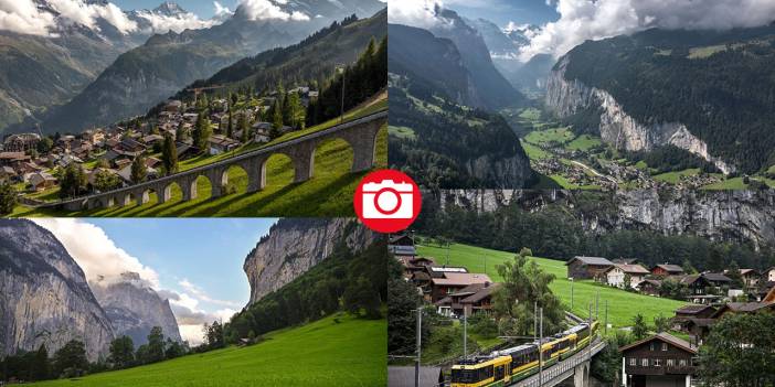 Alpler'in ortasında rüya gibi bir vadi