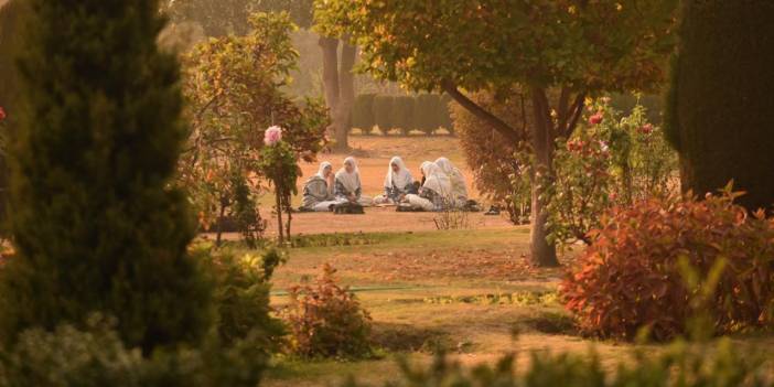 Cammu Keşmir'de sonbahar renkleri