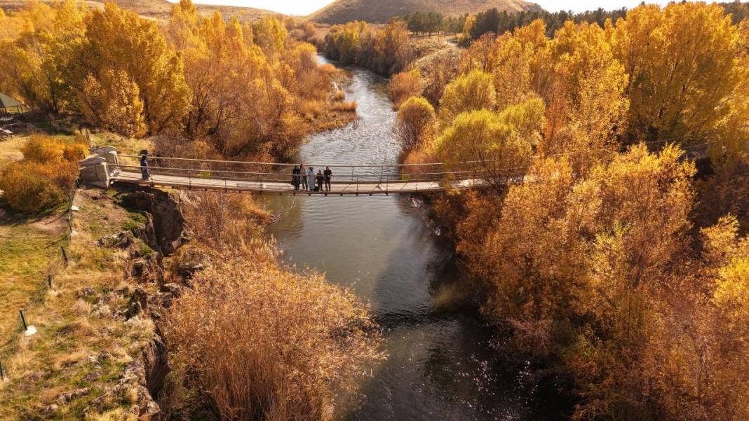 İnci Kefali Tabiat Parkı'nda sarı sonbahar 2