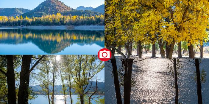Isparta Gölcük Tabiat Parkı'nda sonbahar tefekkürü