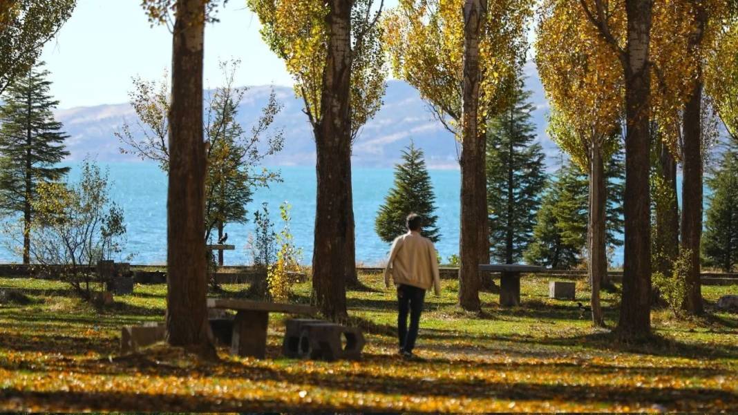 Hazar Gölü'nde sonbahar renkleri 10
