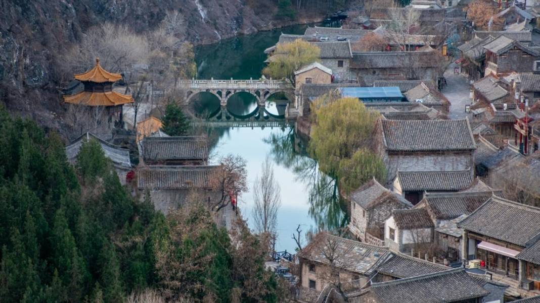Çin Seddi ile buluşan Gubei Su Kasabası 12