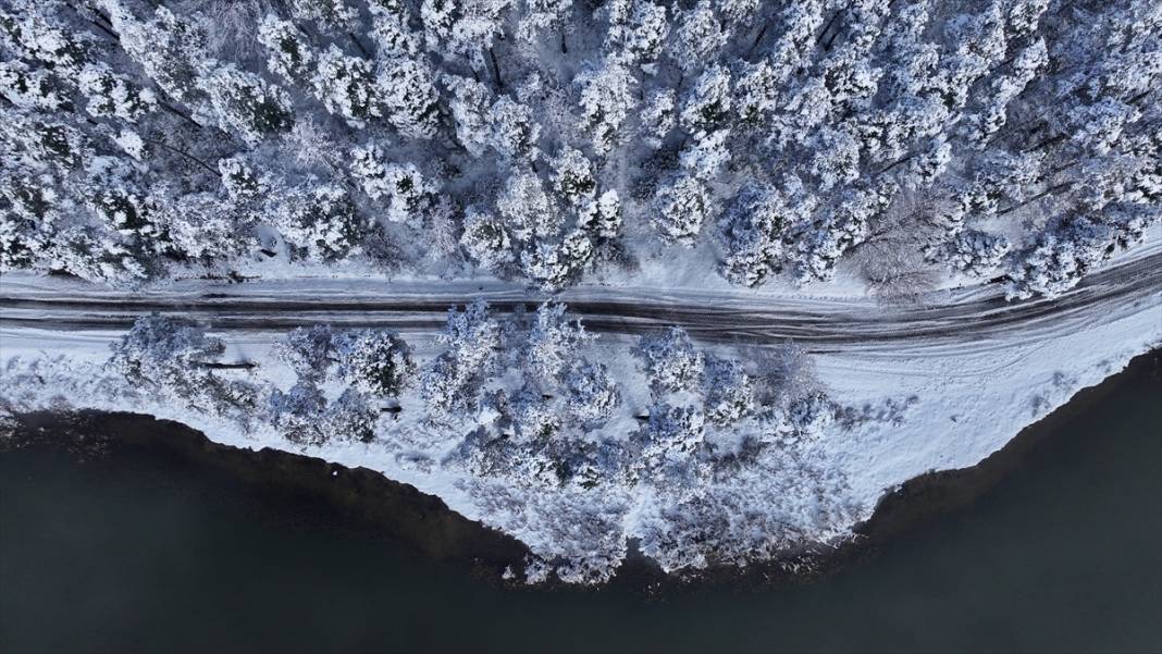 Beyaz rahmet kar, Topuk Yaylası'na da çok yakıştı 14