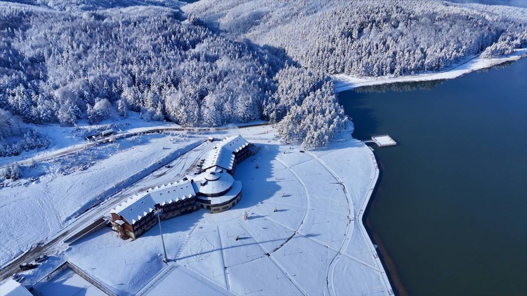 Beyaz rahmet kar, Topuk Yaylası'na da çok yakıştı 2