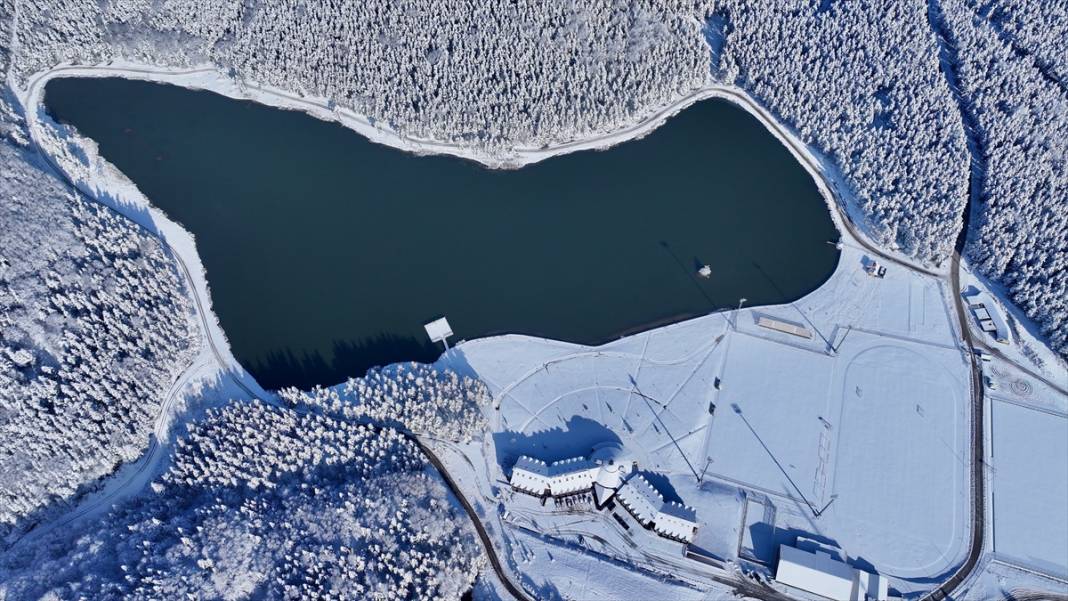 Beyaz rahmet kar, Topuk Yaylası'na da çok yakıştı 3