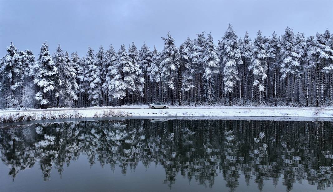 Beyaz rahmet kar, Topuk Yaylası'na da çok yakıştı 5