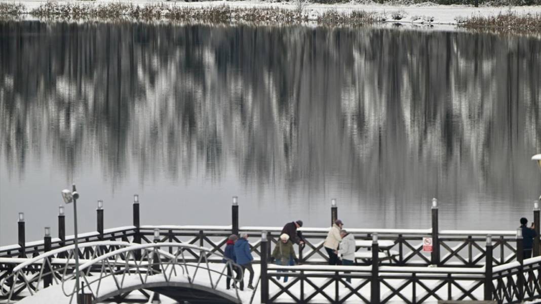 Beyaz rahmet kar, Topuk Yaylası'na da çok yakıştı 6