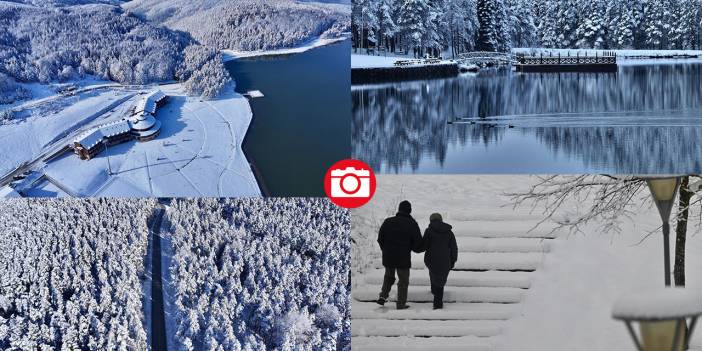 Beyaz rahmet kar, Topuk Yaylası'na da çok yakıştı