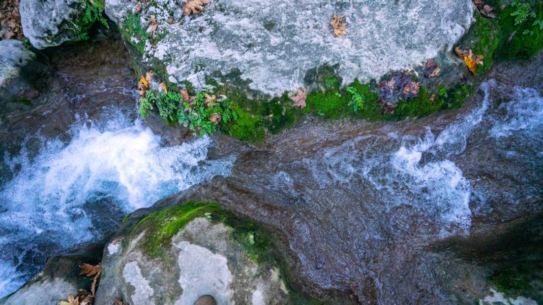 Sonbahar renkleri Beydağları'ndaki dere yataklarında farklı güzel 15