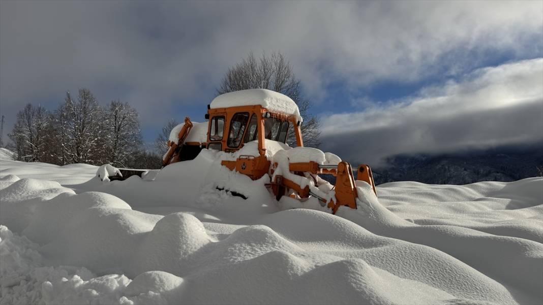 Deresökü Orman Parkı ve beyaz rahmet kar 11