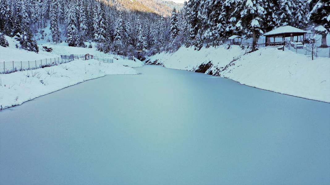 Deresökü Orman Parkı ve beyaz rahmet kar 2