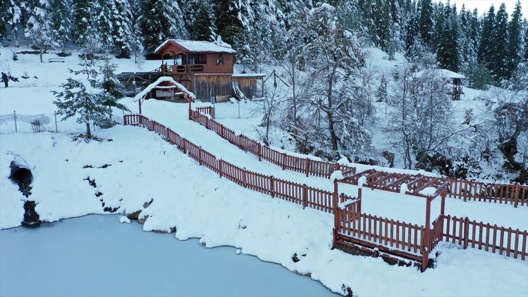 Deresökü Orman Parkı ve beyaz rahmet kar 3