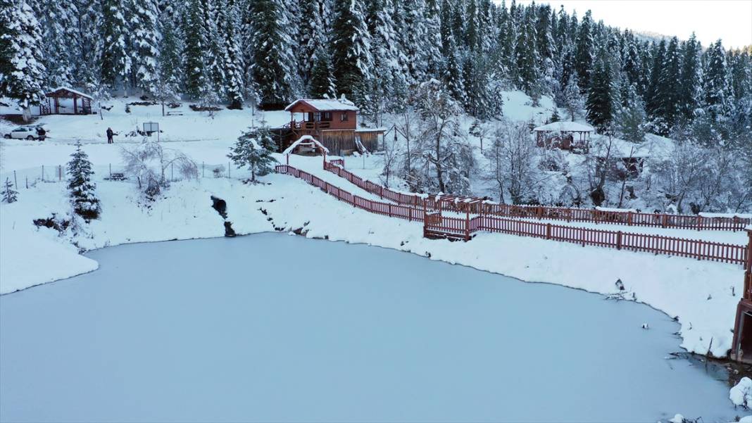 Deresökü Orman Parkı ve beyaz rahmet kar 4