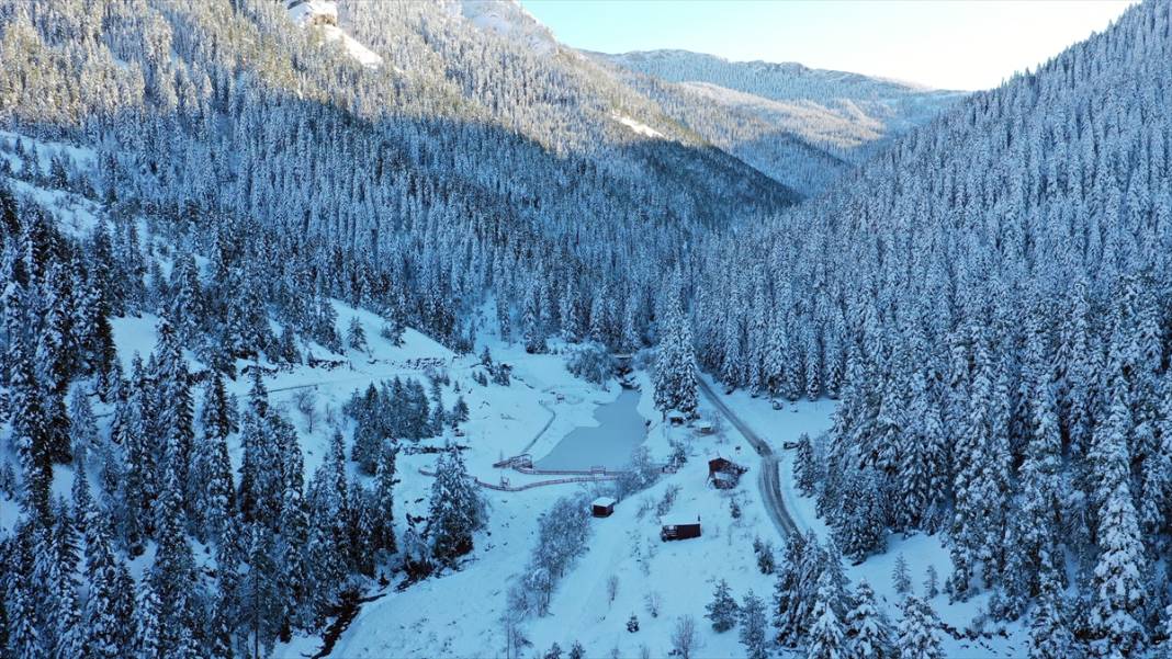 Deresökü Orman Parkı ve beyaz rahmet kar 7