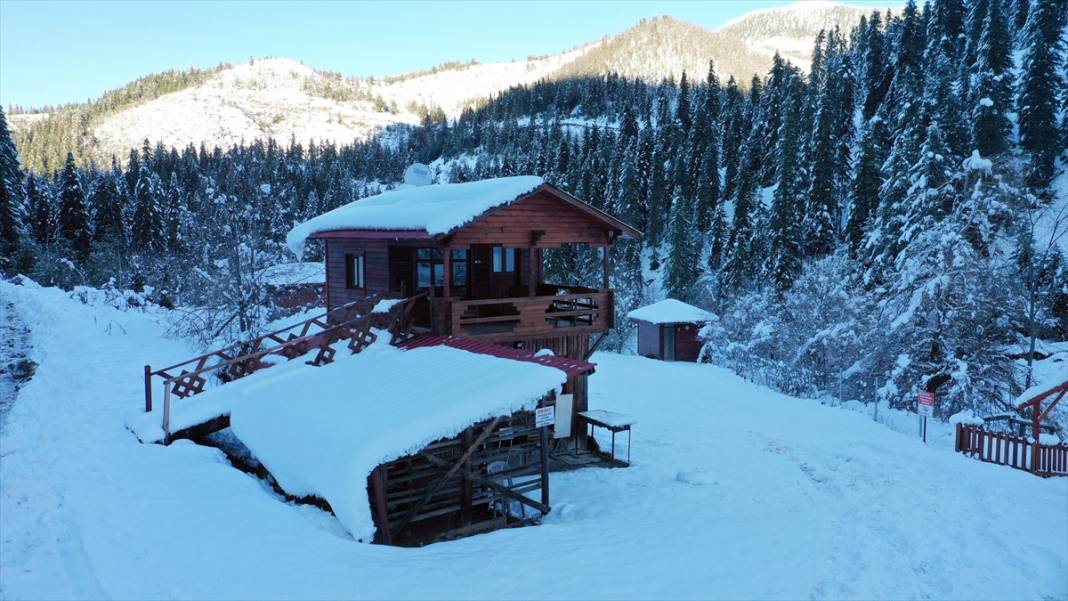 Deresökü Orman Parkı ve beyaz rahmet kar 8