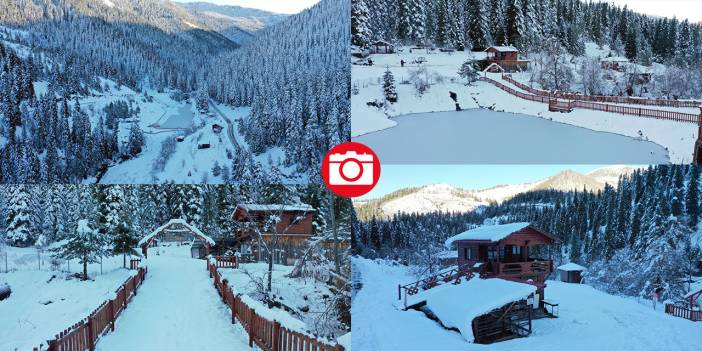 Deresökü Orman Parkı ve beyaz rahmet kar