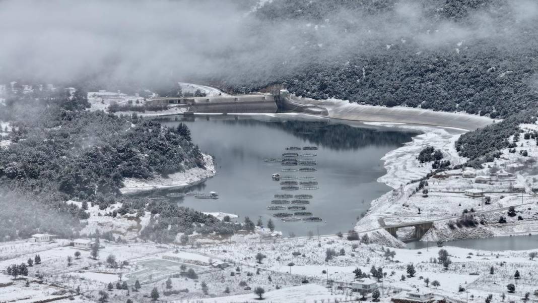 Yurdun çeşitli bölgelerinden kar manzaraları 6