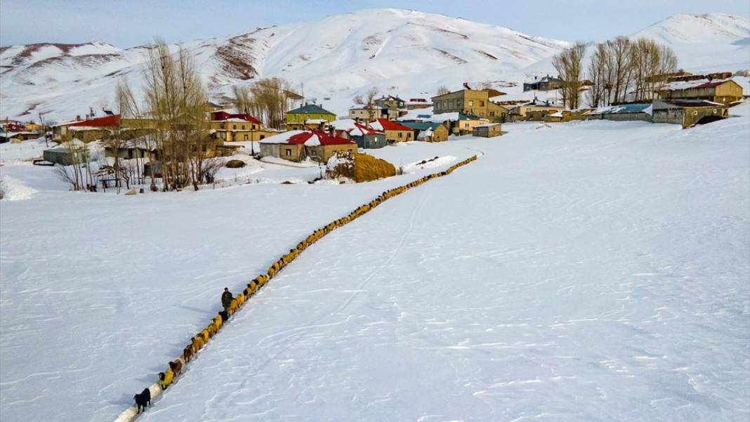 Çatak'ta kış böyle geçiyor 1