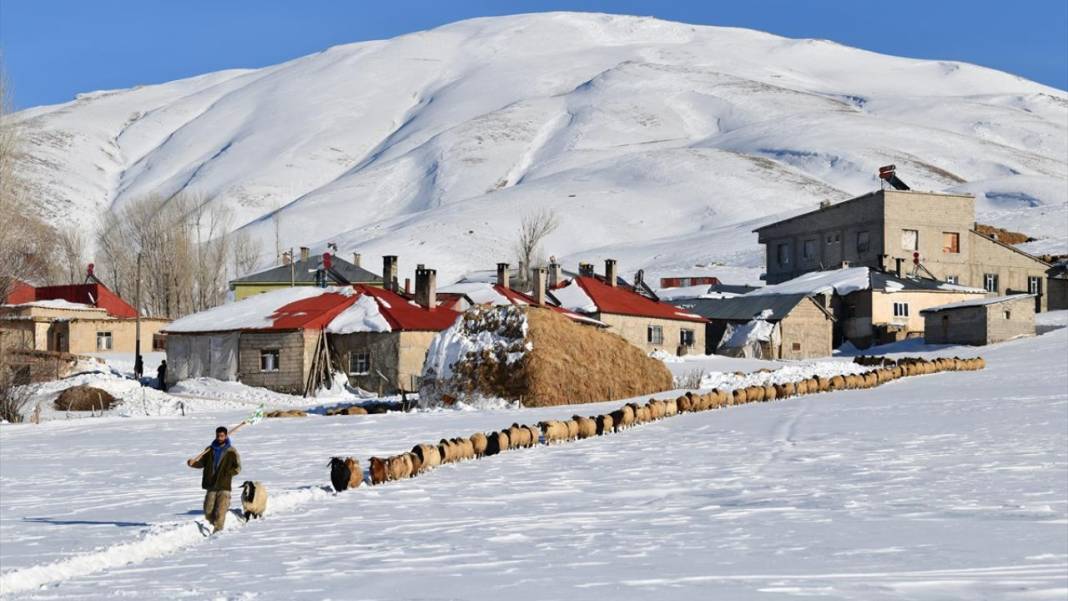 Çatak'ta kış böyle geçiyor 3