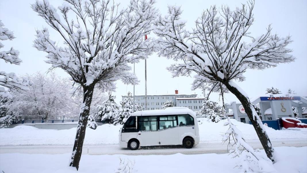 Yurtta beyaz rahmet kar yağışı ve soğuk hava etkili oluyor 1