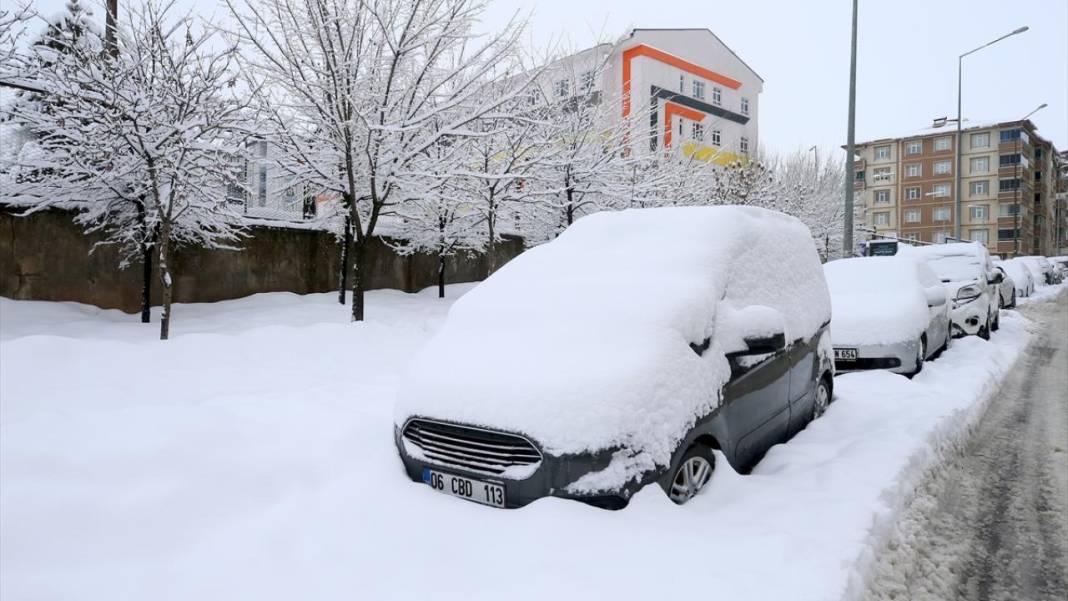 Yurtta beyaz rahmet kar yağışı ve soğuk hava etkili oluyor 5