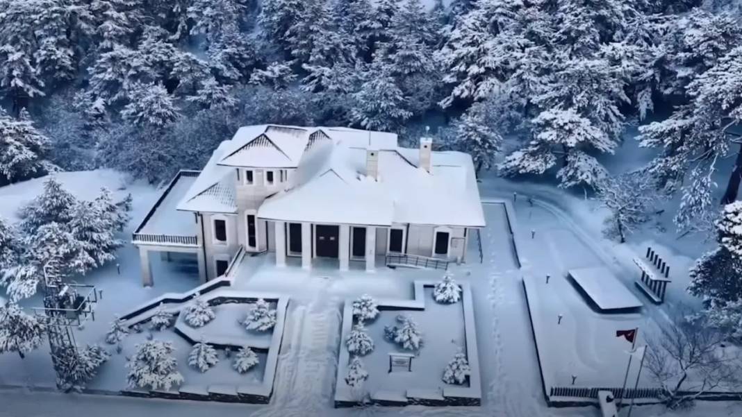 Karla kaplanan Yozgat Çamlık Milli Parkı ve Akdağmadeni ormanları 15