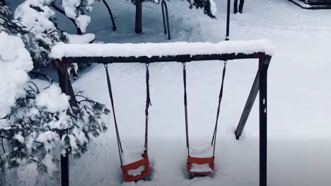 Karla kaplanan Yozgat Çamlık Milli Parkı ve Akdağmadeni ormanları 16