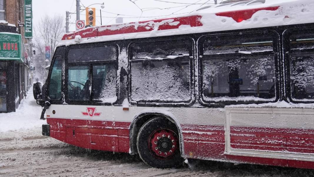 Kanada, kar fırtınasına yakalandı 14