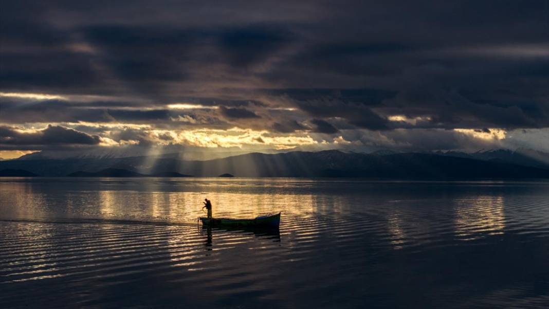 Beyşehir Gölü’nde gün batımı 1