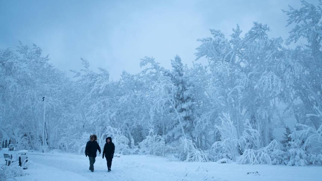 Bakınca bile üşüten görüntüler: Rusya eksi 40 14