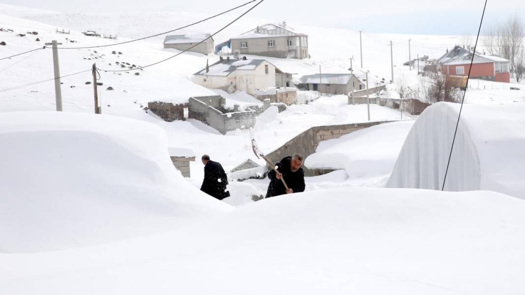 Karla kaplı köylerde yaşam 1