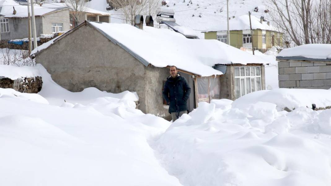 Karla kaplı köylerde yaşam 12