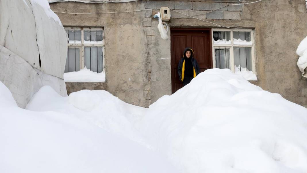 Karla kaplı köylerde yaşam 16