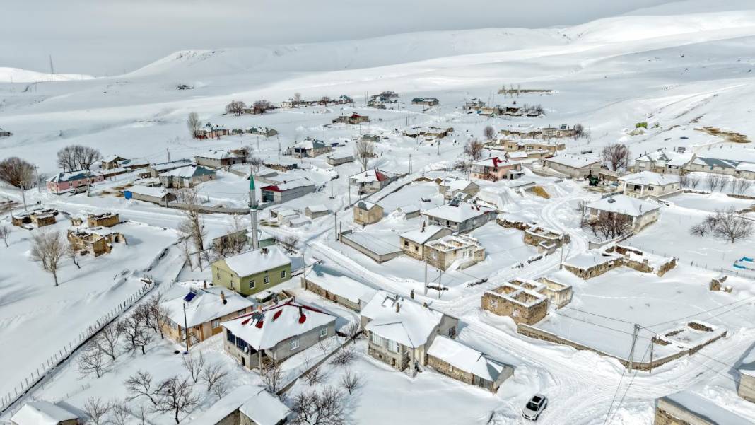 Karla kaplı köylerde yaşam 4