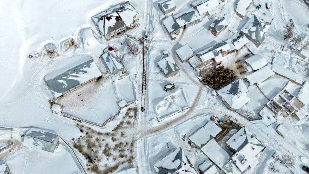 Karla kaplı köylerde yaşam 8