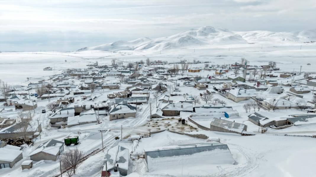 Karla kaplı köylerde yaşam 9