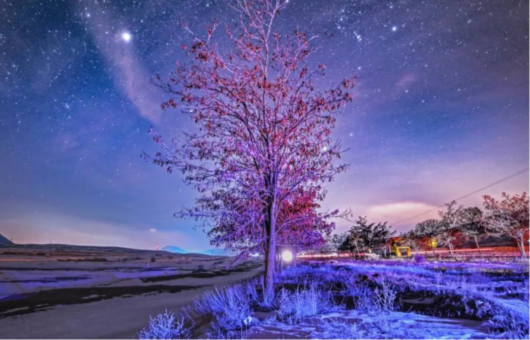 Bitlis'te kış manzarası: Kar, gece ve yıldızlar! 1