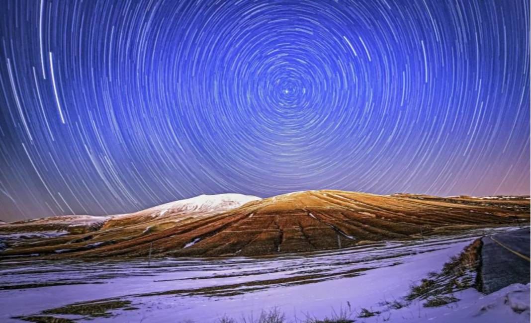 Bitlis'te kış manzarası: Kar, gece ve yıldızlar! 3