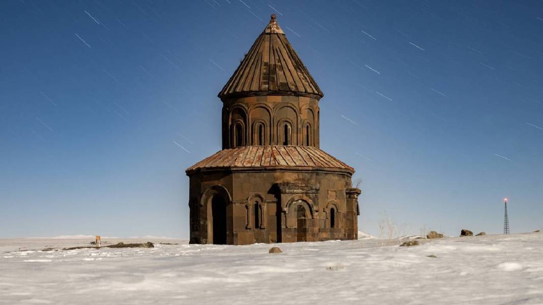 UNESCO Dünya Miras Listesi'ndeki Ani Ören Yeri'nde kış 1