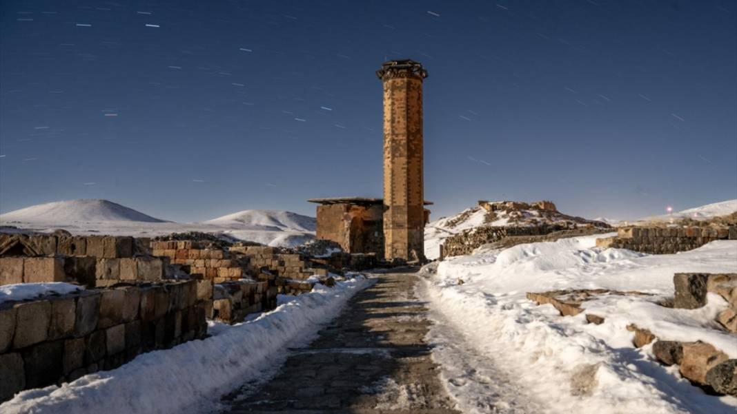 UNESCO Dünya Miras Listesi'ndeki Ani Ören Yeri'nde kış 3