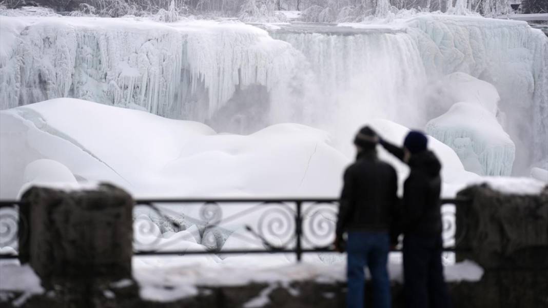 Niagara Şelalesi kısmen dondu 3