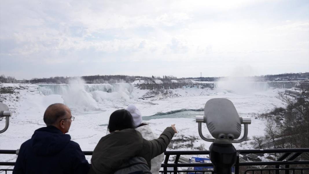 Niagara Şelalesi kısmen dondu 5