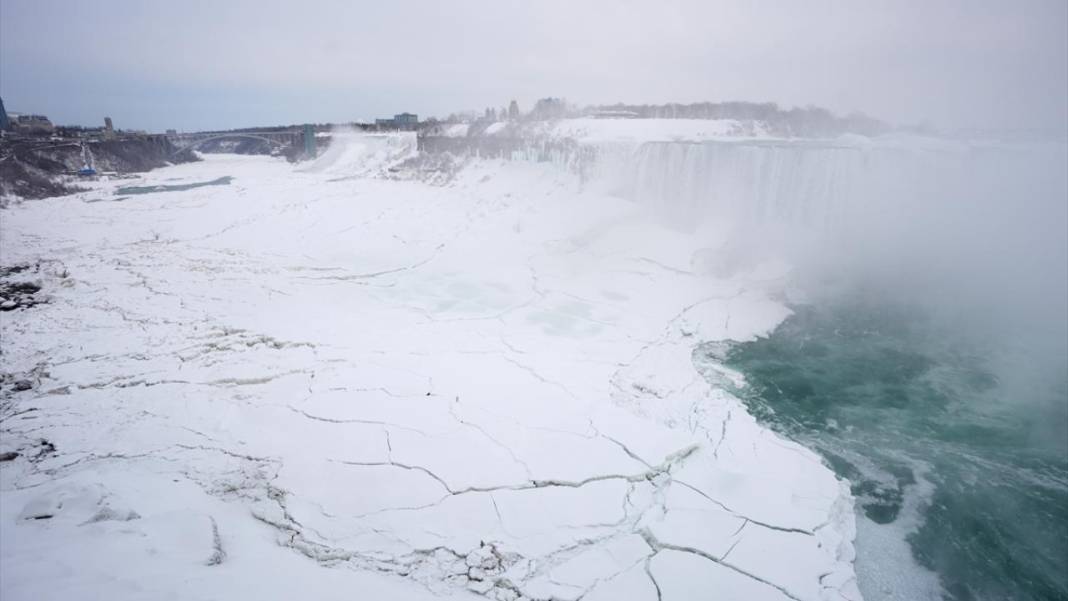 Niagara Şelalesi kısmen dondu 7