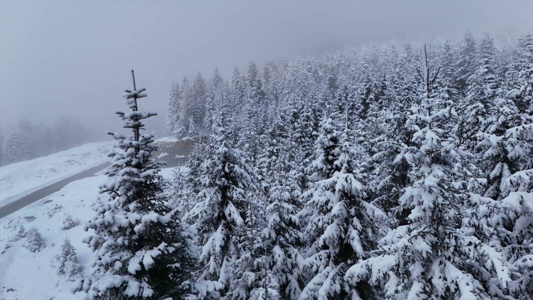 Zil Kale ve Ayder Yaylası beyaz rahmetle kaplandı 17
